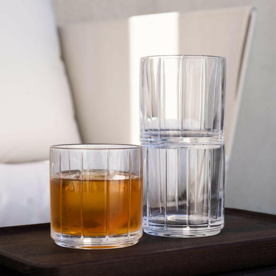 Premium rocks glasses showcasing elegant design, perfect for sophisticated whiskey or cocktail servings