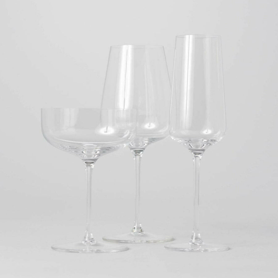 Elegant crystal stemware set showcasing fine craftsmanship and sophisticated design for upscale dining experiences.
